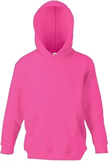 Fruit of The Loom Childrens Unisex Hooded Sweatshirt/Hoodie