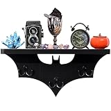 WK&YOHFY Bat Shelf Gothic Home Decor Floating Shelves-Gothic Shelves for Oddities and Curiosities-Ba