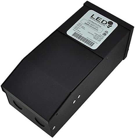 LEDwholesalersDimmable 12-Volt DC Magnetic Transformer Power Supply for LED Flexible Strips, ETL Listed, 300 Watt, 3257-12V