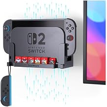 TotalMount Wall Mount for Nintendo Switch 2 Mounts Switch 2 by TV Switch 2 Black