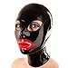 Lattice Testa Coperchio, lattice Maschera per la testa Cappuccio in latex per gioco di ruolo di Party Abbigliamento da club (M) immagine