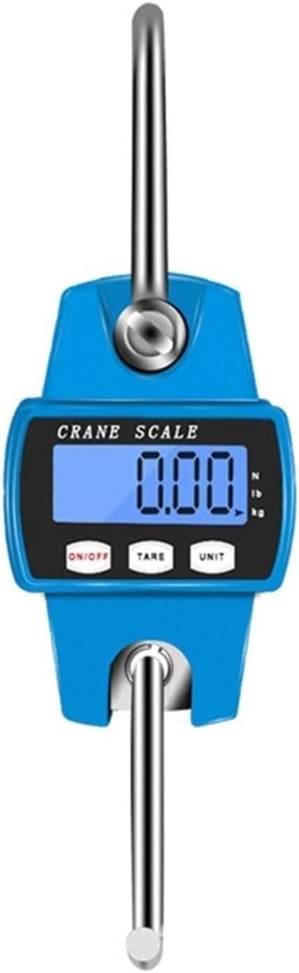 Industrial Ring Weighing Scale Digital Crane Scale 300kg/50g Mini Crane Scale Hook Scale Electronic Scale Heavy Duty Hanging Kitchen Scale with Accurate S Scale