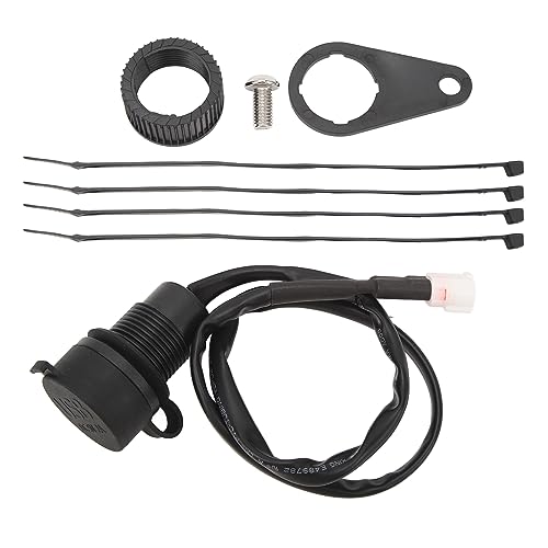 Dual USB Charger Plug, Motorcycle Usb Fast Charger Charger for Motorcycle Socket Adapter Motorcycle USB Power Socket Modification for MT?07 MT? 09 2018 to 2020