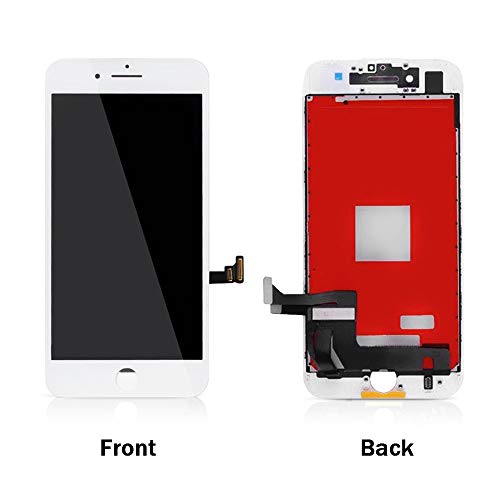 Keytas For Iphone 7 Plus Screen Replacement Kit White 5.5" Lcd Display Iphone 7 Plus 5.5 Inch 3D Touch Screen Digitizer Frame Assembly With Free Repair Tools Kit+ Screen Protector (White). #TOP1