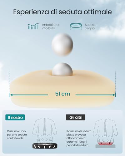 Sedia Ufficio Ergonomica, Sedia Scrivania Girevole in Rete, Supporto Lombare, Funzione Oscillante, Braccioli Ribaltabili, Studio Camera da Letto, Nero Inchiostro OBN042BH02 - Sedia gaming - Immagine 5