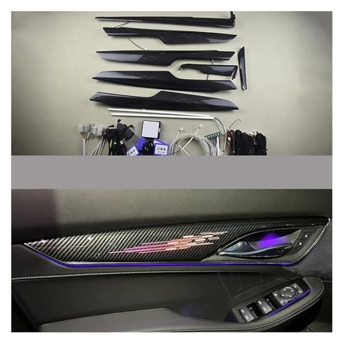 Ambient Light Compatible with Cadillac XT5 XT6 2020-2021 Voiture Llluminated Door Panel Decorative Atmosphere Lighting LED Inte(Compatible with XT5)
