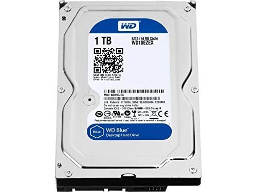 Western Digital 3.5-Inch 7200 RPM SATA 6 Gb/s 64 MB Cache 1 TB Desktop Hard Drive, Blue (WD10EZEX) - Thumbnail 5
