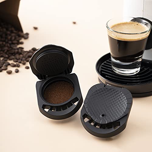 RECAFIMIL Dolce Gusto - Soporte reutilizable para cápsulas de café recargable, compatible con Dolce Gusto Piccolo XS y Genis S, sin necesidad de cápsulas, fácil de usar