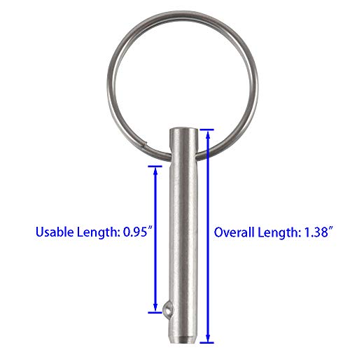 Vturboway PINS_3/16INCHES_4PACK 4 Pack Small Quick Release Pin thumb #1