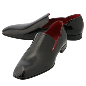 ［Christian Louboutin］ クリスチャン ルブタン シューズ メンズ DANDY CHICK FLAT PATENT ローファー BLACK..." 