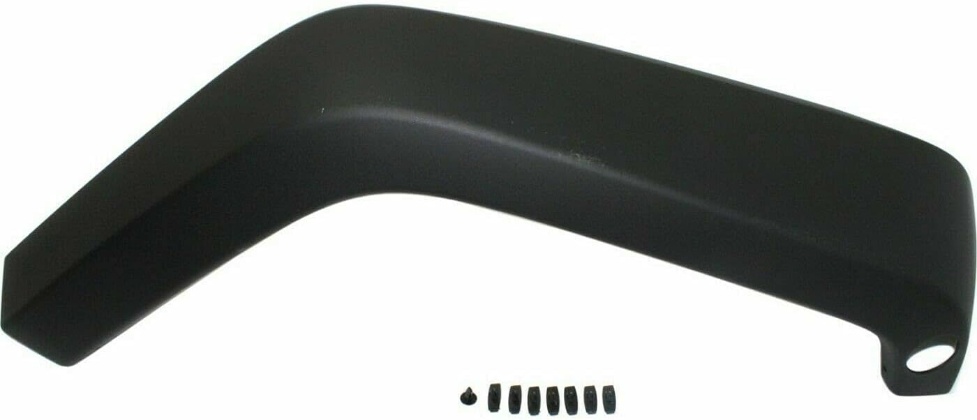 Fender Flare Trim Moldings Set Front Textured Black For 2007-2018 Jeep Wrangler Direct Replacement