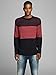 Jack & Jones JORFRANKIE Crew Neck Suéter, Multicolor (Sky Captain Fit: Knit...