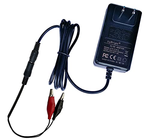 UpBright 16.8V AC/DC Adapter Alligator Clips Smart Charger Compatible with 14.8v - 16.8v Li-ion 4S 30W 2A 2.5A Lithium Battery Charger Maintainer LiPo DC-16820 DC16825 Power Supply Charging Clamp