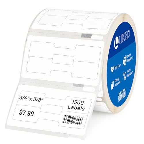 L LIKED 2-up Thermal Price Labels