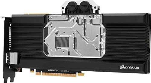 Corsair Hydro X Serie, XG7 RGB 20-SERIES GPU Water Block (2080 TI FE), Precisione Struttura, Alluminio Backplate, Personalizzabili Illuminazione RGB, Nero