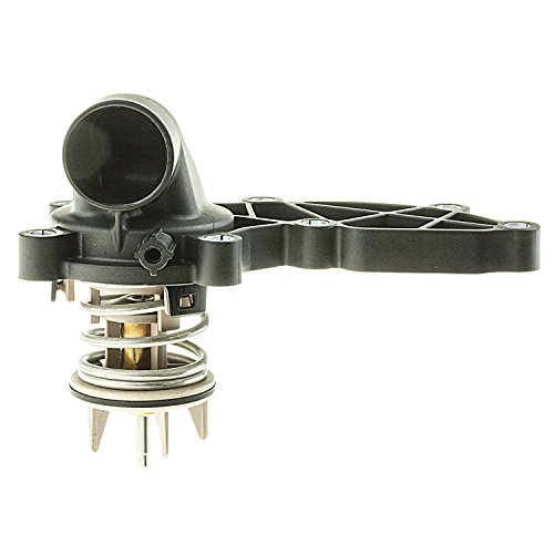 MotoRad 758-185 Housing Thermostat - Audi Q7 (11-15) A6 Quattro (09-15) Q5 (13-17) S4 (10-16) A7 Quattro (12-15) S5 (12-17) SQ5 (14-17) A8 Quattro (12-14), Porsche Cayenne (11-19) Panamera (12-16)