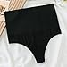 Imagen de ZTFYKLIN Bragas Postparto Braguitas De Vientre Color Sólido para Mujer Corsé Levantamiento Cintura Cadera Media Fajas  Tangas Braga Moldeadora Grandes Algodon Bikini Brasileña Faja