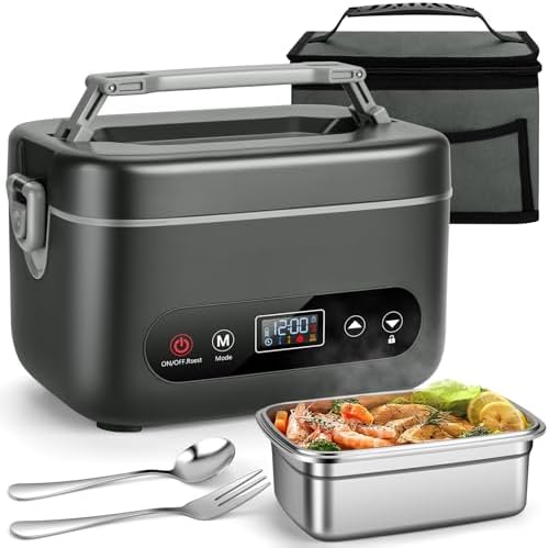 1.2L Cordless Electric Lunch Box – 20000mAh Rechargeable Portable...