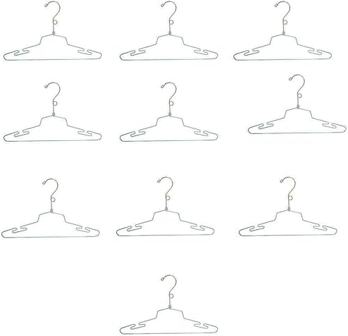 Miniatura 2 de VBSQ - 10 perchas de 16 pulgadas para ropa, perchas para ropa, perchas de almacenamiento, perchas para armario, organizador de ropa para ropa