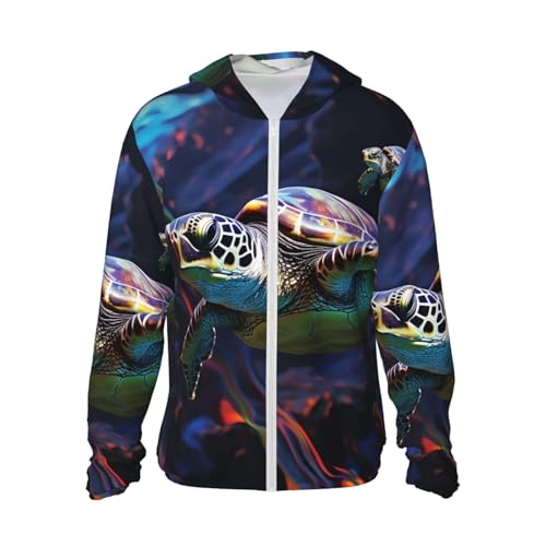 Chemise de soleil homme à capuche pour éviter les coups de soleil en mer