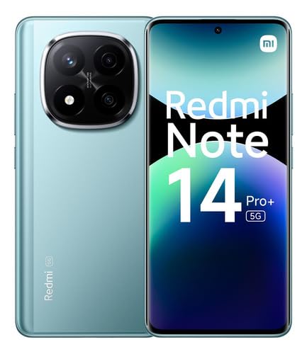 Smartphone Xiaomi Redmi Note 14 Pro+ Plus 5G Azul Frost Blue 8GB RAM 256GB ROM NFC Modelo 24115RA8EG