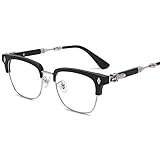 Classic Thick Square Frame Non Prescription Clear Lens Glasses for Women Men Eyeglasses