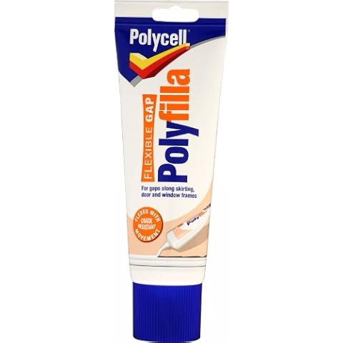 Polycell 20208 Ready Mixed Tube Flexible Gap Polyfilla, 330 g - White Cover