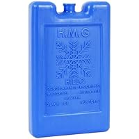 PARENCE.- Wiederverwendbare Kühlakkus 500ML - Eisbeutel, Kühltasche, Kühlbox - 180x115x32 mm, Picknick, Camping, Wandern, Blau