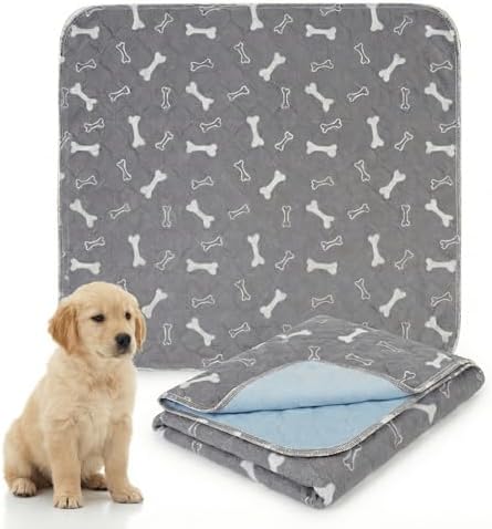 Almohadilla de orina con feromonas para perros, 1 paquete de almohadilla de entrenamiento lavable y reutilizable para cachorros, base antideslizante a prueba de fugas, alfombrilla de control rápido de