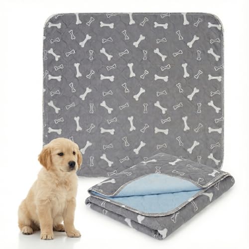 Tappetino per pipì con feromoni per cani, lavabile e riutilizzabile, base antiscivolo a prova di perdite, tappetino per il controllo rapido degli odori, per uso interno di animali domestici