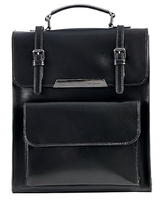 Pierre Cardin Zaino donna, Vera Pelle,grande,Shopper,A Spalla,Multifunzione,Elegante,Borsa da Donna,Shopper,A Spalla,Multifunzione,Borse Donna,a spalla