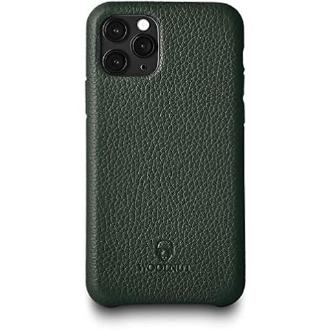 Woolnut Leather Case Cover for iPhone 11 Pro - Green Cover