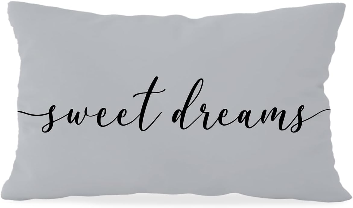 HONLUNG Sweet Dreams Throw Pillow Covers,Bed Decorative