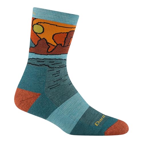 Darn Tough Vermont Celeste Micro Crew Midweight with Cushion (5023)