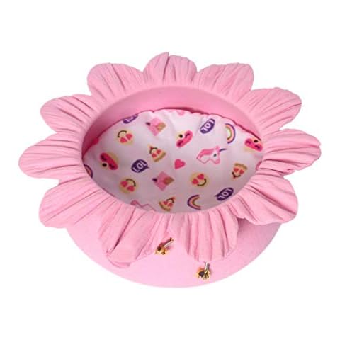 Xilinshop-Cojines para perreras Mascota Perro Gato Moda Flor Estilo de Perrito Cama Lindo Rizado Perrito Perrera Gato Nido, Gato, Producto de colchón (Color : Pink) Cover