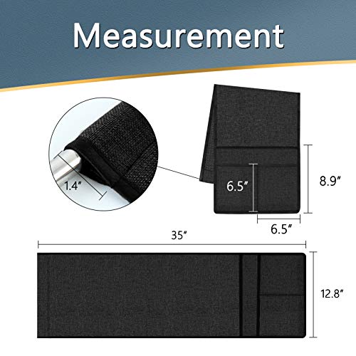 image for Naturoom Armchair Couch Caddy, TV Remote Holder for Couch Sofa, Armres