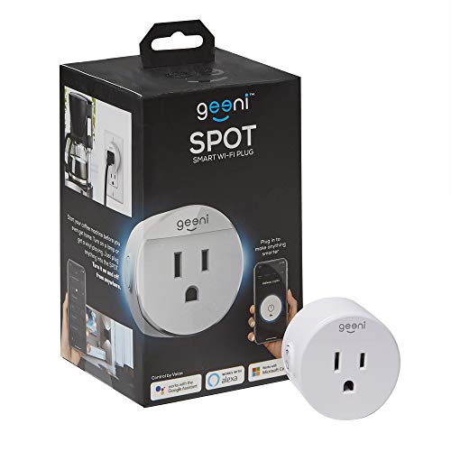 Geeni, SPOT Smart Wi-Fi Outlet Plug, Smart Home Outlets that Compatible with Alexa and Google Home, No Hub Required, Requires 2.4GHz Wi-Fi (1 Pack)
