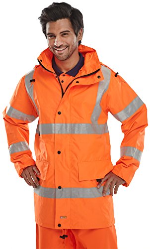 Beeswift Jubilee High Visibility Jacket Orange 4XL JJOR4XL - 2