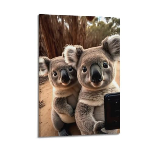 Impression sur toile koala WIZIGM decoration murale moderne premium style cadre