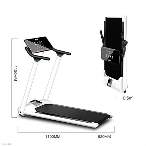 Image of Folding Running Treadmill Portable Compact Treadmills for Running Home Office Workout App