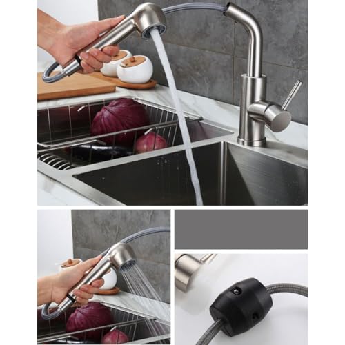 Robinet de cuisine rétractable en acier inoxydable 304 pour évier - 8