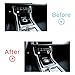 Herben ABS Chrome Car Gear Shift Knob Cover Decoration Trim Sticker for Jaguar XF XE XJ XJL F-Pace f pace 2016 Car-Styling New