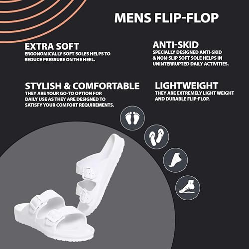 Image of Men's Lightweight Comfortable | EVA Sliper|Slides | EVA Slipper Chappal For Men-GEN-3113-10 -P