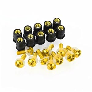 NOHEEU MT07 MT09 Motorrad Schrauben Kit 10 Stücke