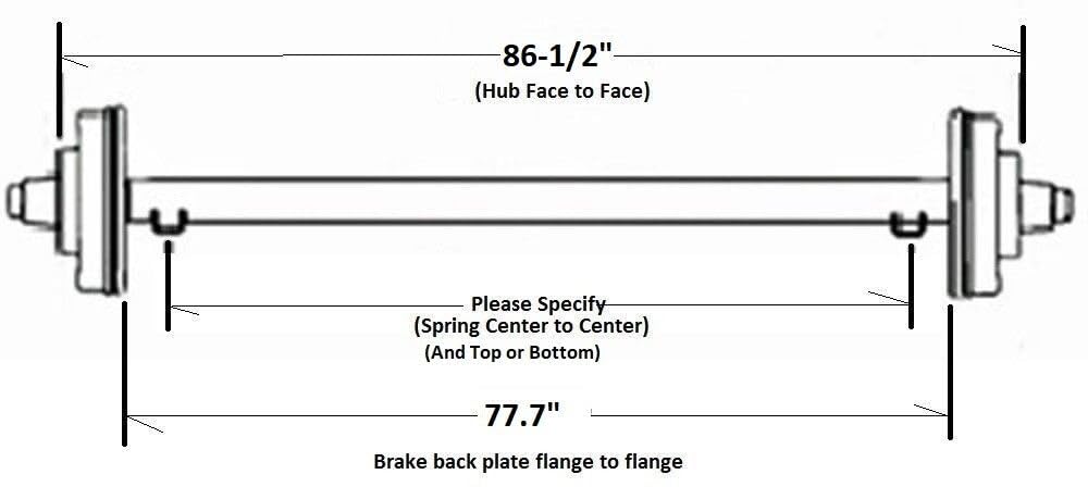 Everything for trailers, RVs and trucks and more - Trailer For Axle 5200 6000 7000# For Axel For Beam 86.5