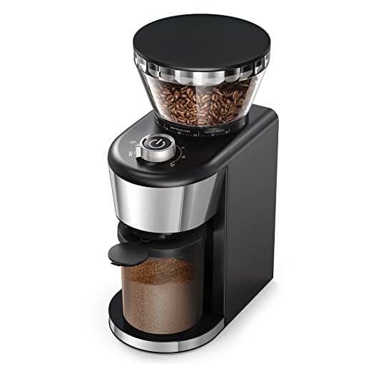 Conical Burr Coffee Grinder, Electric Coffee Grinder with 35 Grind Settings for 2-12 Cups, Adjustable Burr Mill Coffee Bean Grinder for Espresso, Drip Coffee, Pour Over, & French Press Coffee