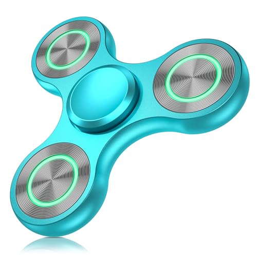 Coolden Hand Spinner Métal EDC Jouets Fidget Toys Lumineux dans L'obscurité