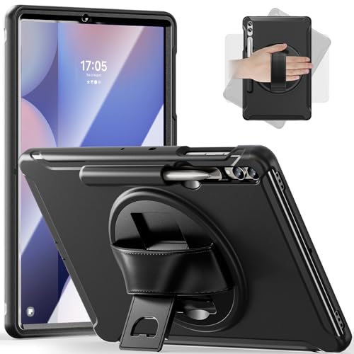 Coque Samsung Tab S10 Plus et S9 Plus Junfire Antichoc Noir