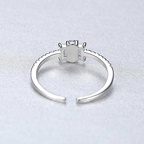 Image of Bling Queen Silver Rings for Women, Gemstone Rings, Adjustable Rings, Gift for Girlfriend, Ring for Girls, Anniversary Ring for Wife, Birthday Ring Gift, Dainty Rings, Ring Design for Women