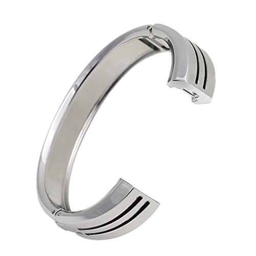 bayite Fitbit Alta Bands Jewelry Bangle For Fitbit Alta, Unadjustable One-size Bracelet, Silver Large 6.3